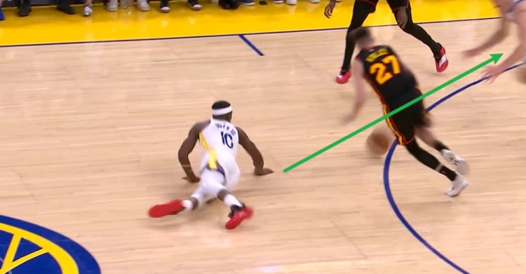 开云kaiyun首页-勇三疯来了！巴特勒身先士卒倒地扑抢+库里三分 勇士10-0打停老鹰